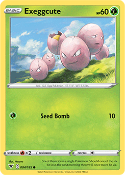 SWORD AND SHIELD, Vivid Voltage - 004/185 : Exeggcute (Reverse Holo) (5920892125350)