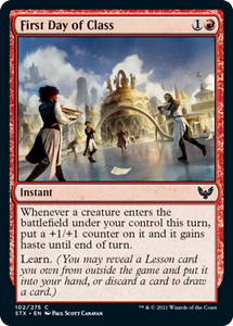 Strixhaven: School Of Mages - 102/275 : First Day of Class (Foil) (6847025086630)