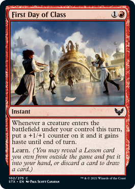 Strixhaven: School Of Mages - 102/275 : First Day of Class (Foil) (6847025086630)
