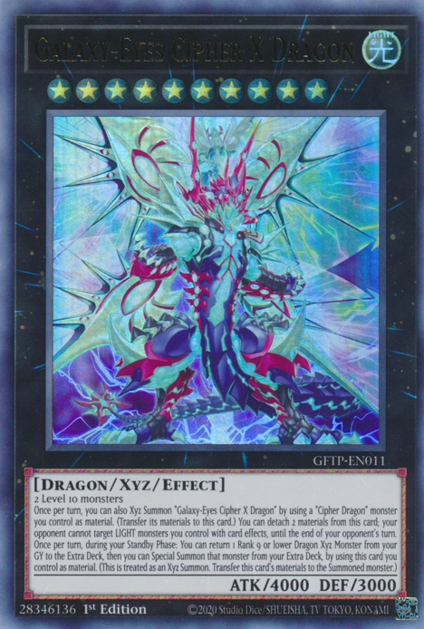 Ghosts From The Past - GFTP-EN011 : Galaxy-Eyes Cipher X Dragon (Ultra Rare) - 1st Edition (7814190170359)
