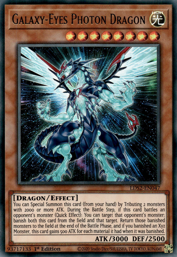Legendary Duelist, Season 2 - LDS2-EN040 : Blackwing - Galaxy-Eyes Photon Dragon (Gold) (Ultra Rare) (7511625466103)