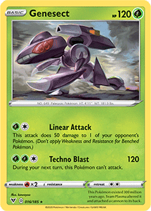 SWORD AND SHIELD, Vivid Voltage - 016/185 : Genesect (Reverse Holo) (5920902316198)