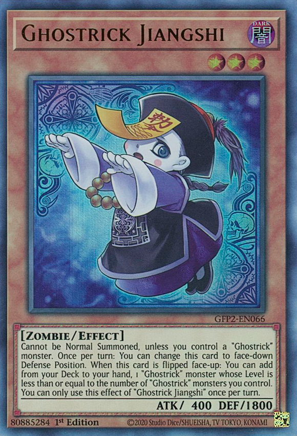 Ghosts From The Past: The Second Haunting - GFP2-EN066 : Ghostrick Jiangshi (Ultra Rare) - 1st Edition (7611693924599)