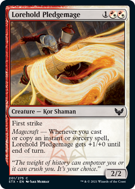 Strixhaven: School Of Mages - 201/275 : Lorehold Pledgemage (Foil) (6847036260518)