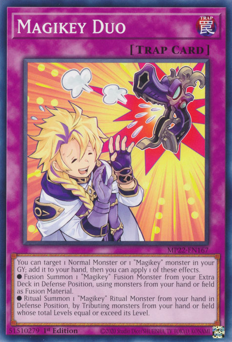 Tin of the Pharaoh's Gods - MP22-EN167 : Magikey Duo (Ultra Rare) - 1st Edition (7772558295287)