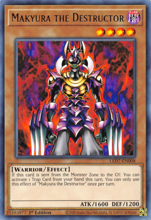 Legendary Duelists: Rage of Ra - LED7-EN008 : Makyura the Destructor (Rare) - UNL Edition (7898367459575)