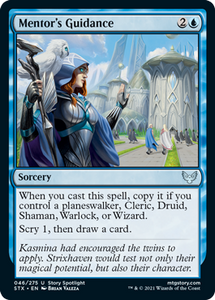 Strixhaven: School Of Mages - 046/275 : Mentor's Guidance (Foil) (6847004836006)