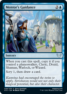 Strixhaven: School Of Mages - 046/275 : Mentor's Guidance (Foil) (6847004836006)