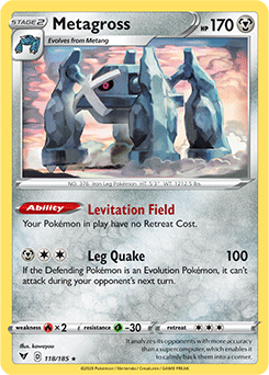 SWORD AND SHIELD, Vivid Voltage - 118/185 : Metang (Reverse Holo) (5944363483302)