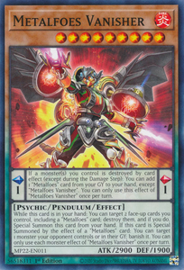 Tin of the Pharaoh's Gods - MP22-EN011 : Metalfoes Vanisher (Common) - 1st Edition (7770920943863)