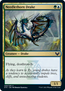 Strixhaven: School Of Mages - 208/275 : Needlethorn Drake (Foil) (6847037210790)