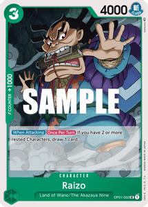 One Piece - Romance Dawn - OP01-052 : Raizo (Non Foil) (7906783953143)