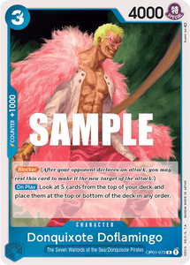 One Piece - Romance Dawn - OP01-073 : Donquixote Doflamingo (Foil Rare) (7906789753079)