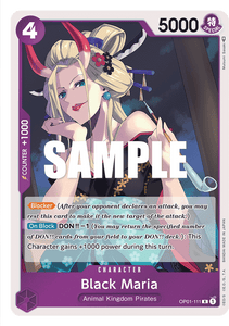 One Piece - Romance Dawn - OP01-111 : Black Maria (Foil Rare) (7906791031031)