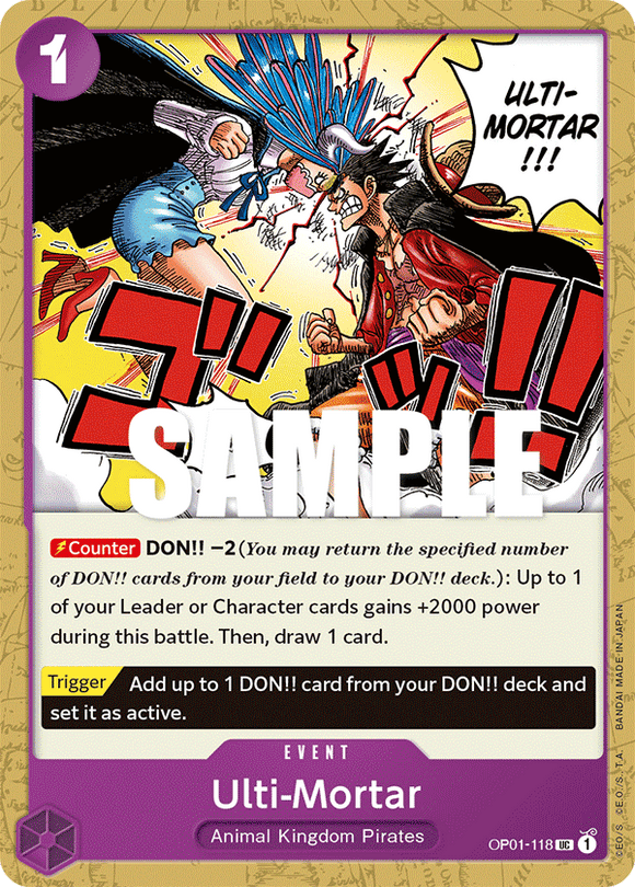 One Piece - Romance Dawn - OP01-118 : Ulti-Mortar (Non Foil) (7906785886455)