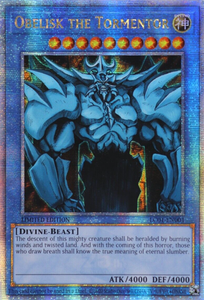 Yu-Gi-Oh! - Legendary Collection: 25th Anniversary Edition - LC01-EN001 : Obelisk the Tormentor (Quarter Century Secret Rare) (7917755072759)