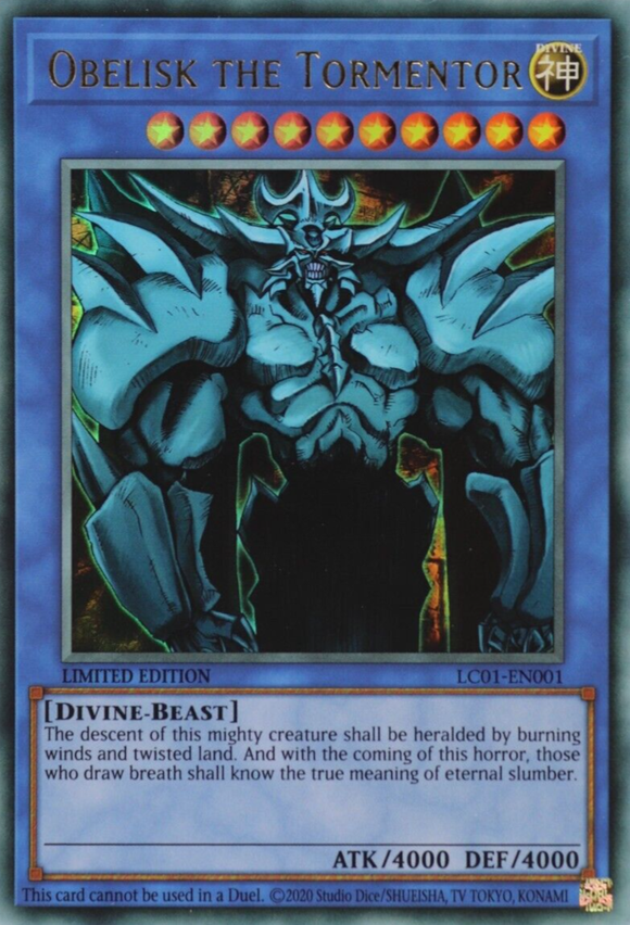 Yu-Gi-Oh! - Legendary Collection: 25th Anniversary Edition - LC01-EN001 : Obelisk the Tormentor (Ultra Rare) (7917753336055)