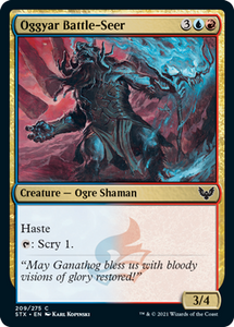 Strixhaven: School Of Mages - 209/275 : Oggyar Battle-Seer (Foil) (6847037309094)