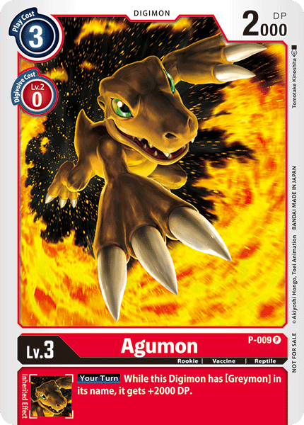 Digimon - Promo - P-009 : Agumon (Foil) (7821966377207)