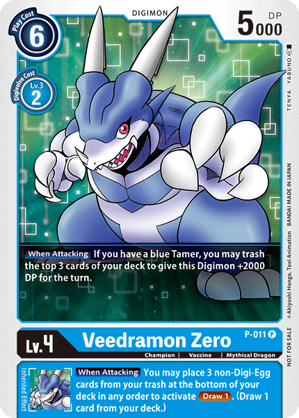 Digimon - Promo - P-011 : Veedramon Zero (Foil) (7821972537591)