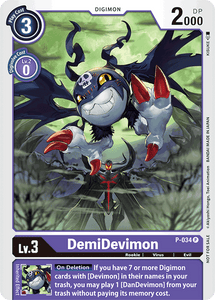 Digimon - Promo - P-034 : DemiDevimon (Foil) (7821985612023)