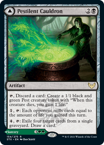 Strixhaven: School Of Mages - 154/275 : Pestilent Cauldron (Foil) (6847030263974)