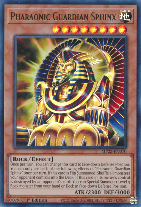 Tin of the Pharaoh's Gods - MP22-EN070 : Pharaonic Guardian Sphinx (Ultra Rare) - 1st Edition (7770797375735)