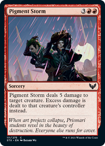 Strixhaven: School Of Mages - 111/275 : Pigment Storm (Foil) (6847026593958)