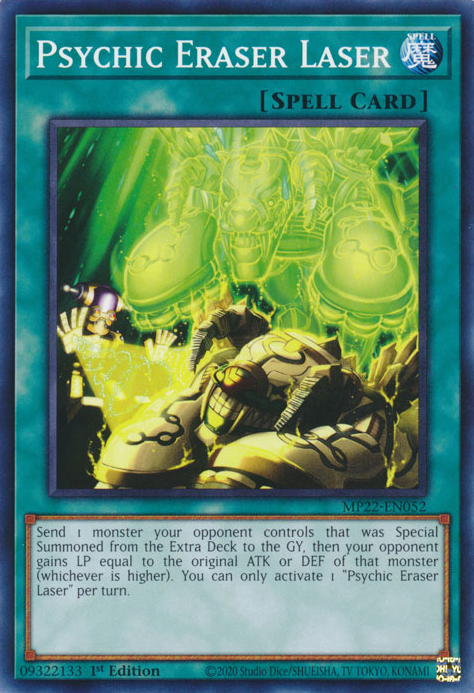 Tin of the Pharaoh's Gods - MP22-EN052 : Psychic Eraser Laser (Common) - 1st Edition (7770928414967)