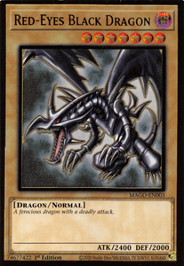 Maximum Gold - MAGO-EN003 : Red-Eyes Black Dragon (Premium Gold Rare) - 1st Edition (7810531066103)