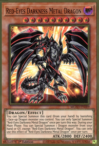 Maximum Gold - MGED-EN009 : Red-Eyes Darkness Metal Dragon (Premium Gold Rare) - 1st Edition (7810754412791)