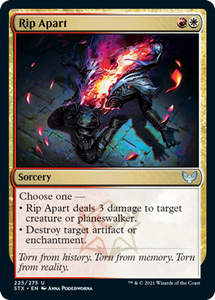 Strixhaven: School Of Mages - 225/275 : Rip Apart (Foil) (6847038947494)