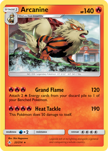 SUN AND MOON, Unbroken Bonds - 022/236 : Arcanine (Holo) (6860727910566)