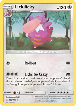 SUN AND MOON, Unified Minds - 162/236 : Lickilicky (Reverse Holo) (7495053672695)