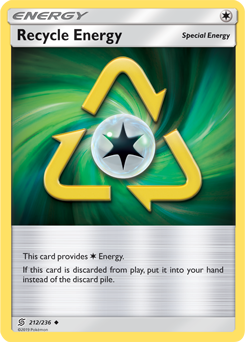 SUN AND MOON, Unified Minds - 212/236 : Recycle Energy (Reverse Holo) (7495057015031)
