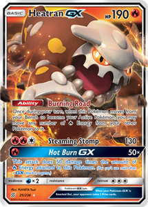 SUN AND MOON, Unified Minds - 025/236 : Heatran GX (Half Art) (7495058129143)