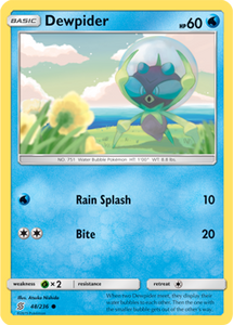 SUN AND MOON, Unified Minds - 048/236 : Dewpider (Reverse Holo) (5467748532390)