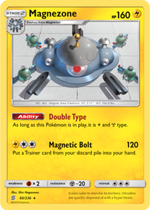 SUN AND MOON, Unified Minds - 060/236 : Magnezone (Reverse Holo) (5467759706278)