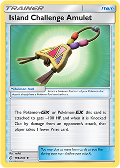 SUN AND MOON, Cosmic Eclipse -194/236 : Island Challenge Amulet(Reverse Holo) (7744041812215)