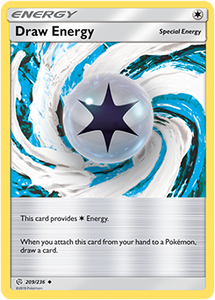 SUN AND MOON, Cosmic Eclipse - 209/236 : Draw Energy (Reverse Holo) (7744042795255)