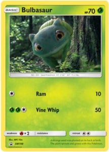 SUN AND MOON, Black Star Promo - SM198 : Bulbasaur (Holo) (6084322590886)