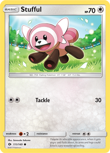 SUN AND MOON, Base - 111/149 : Stufful (Reverse Holo) (6593506934950)