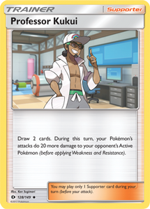 SUN AND MOON, Base - 128/149 : Professor Kukui (Reverse Holo) (6593517027494)