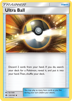 SUN AND MOON, Base - 135/149 : Ultra Ball (Reverse Holo) (6593520238758)