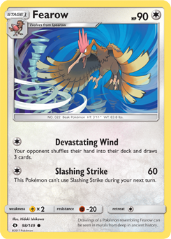 SUN AND MOON, Base - 098/149 : Fearow (Reverse Holo) (6593502806182)