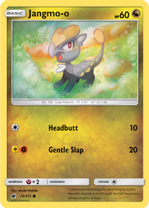 SUN AND MOON, Crimson Invasion - 075/111 : Jangmo-o (Reverse Holo) (6963213959334)