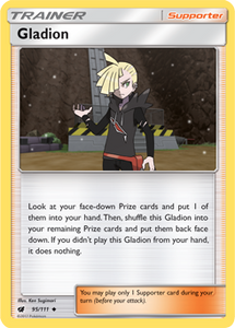 SUN AND MOON, Crimson Invasion - 095/111 : Gladion (Reverse Holo) (6963225002150)