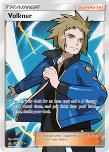 SUN AND MOON, Ultra Prism - 156/156 : Volkner (Full Art) (7066223575206)