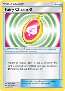 SUN AND MOON, Lost Thunder - 174/214 : Fairy Charm (Reverse Holo) (7023250112678)