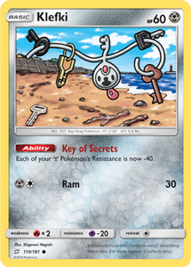 SUN AND MOON, Team Up - 110/181 : Klefki (Reverse Holo) (5470917001382)